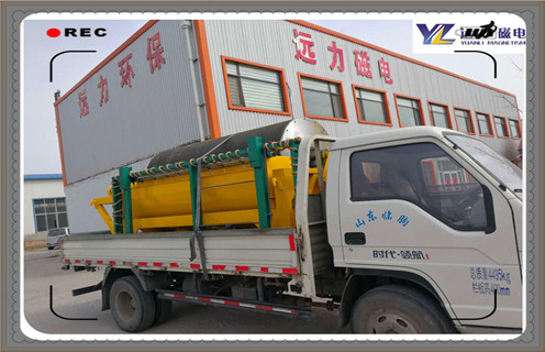 磁选机，顺流型磁选机，永磁筒式磁选机，江西顺流型筒式磁选机的结构