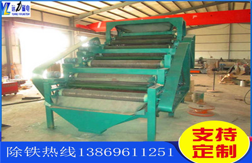 石英砂磁选机，石英砂磁选机的除杂提纯流程_钒钛铁矿石英砂磁选机的除杂提纯流程型号参数及磁场强度