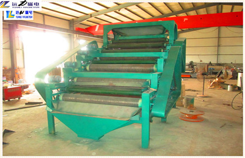 湿式磁选机，山西湿式锰矿磁选机_钒钛铁矿山西湿式锰矿磁选机型号参数及磁场强度