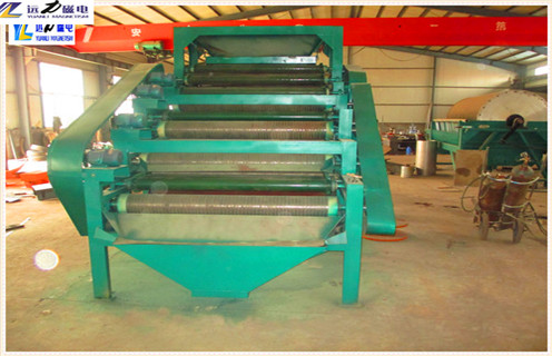 辊式磁选机，辽宁辊式磁选机及工作原理_辽宁辊式磁选机分选运行视频