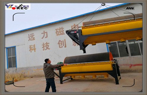 干式永磁筒式磁选机，青海tyg干式永磁筒式磁选机_青海tyg干式永磁筒式磁选机底部特点厂家保证_安徽永磁筒式磁选机价格 